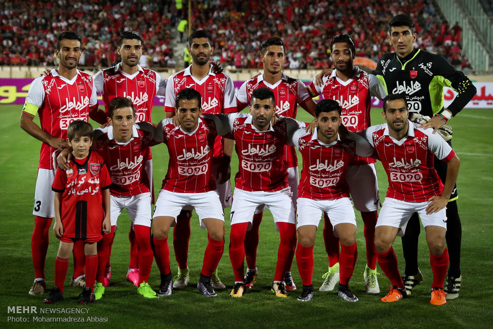 دیدار تیم های پرسپولیس تهران و فولاد خوزستان