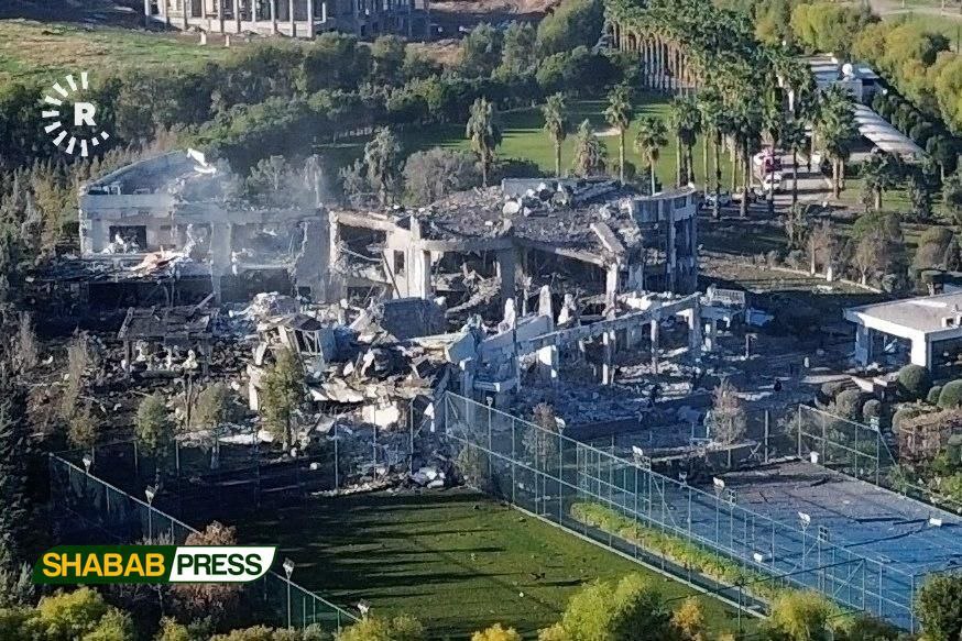 تصاویر مقر ویران شده موساد در اربیل