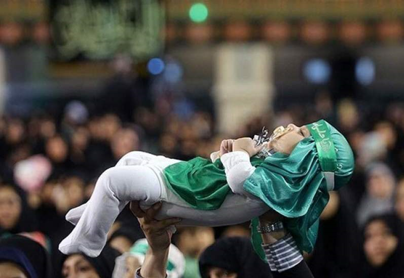 اجتماع شیرخوارگان حسینی به یاد کودکان غزه برگزار شد