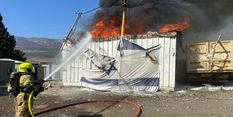 حمله موشکی حزب‌الله لبنان به حیفا