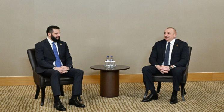 دیدار علیف با جولانی در ترکیه